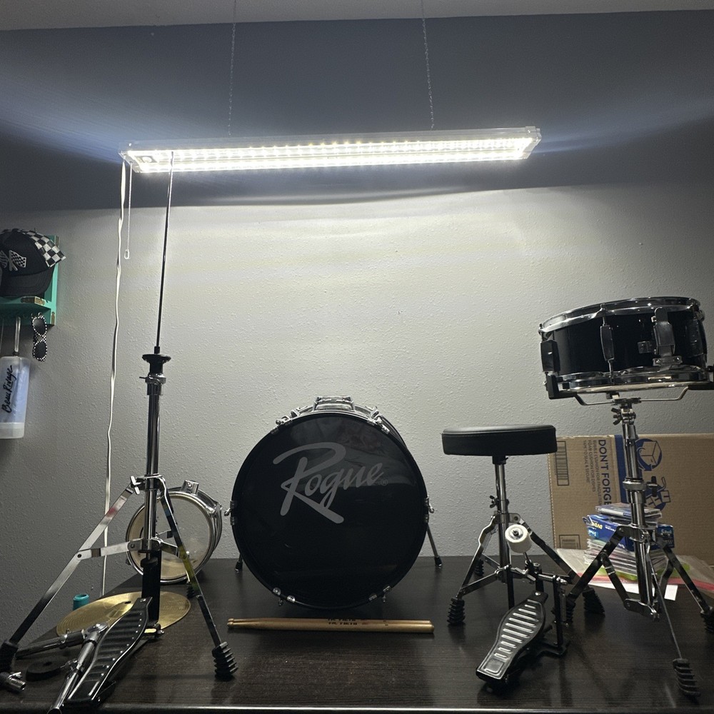 Rogue Lil' Kicker 3-Piece Junior Drum Set Black Pre- Owned