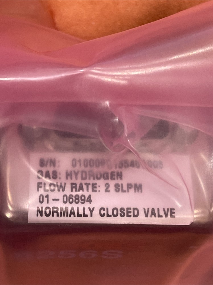 Brooks 6256S Smart Mass Flow Controller MFC, Hydrogen 2SLPM. Normally closed val