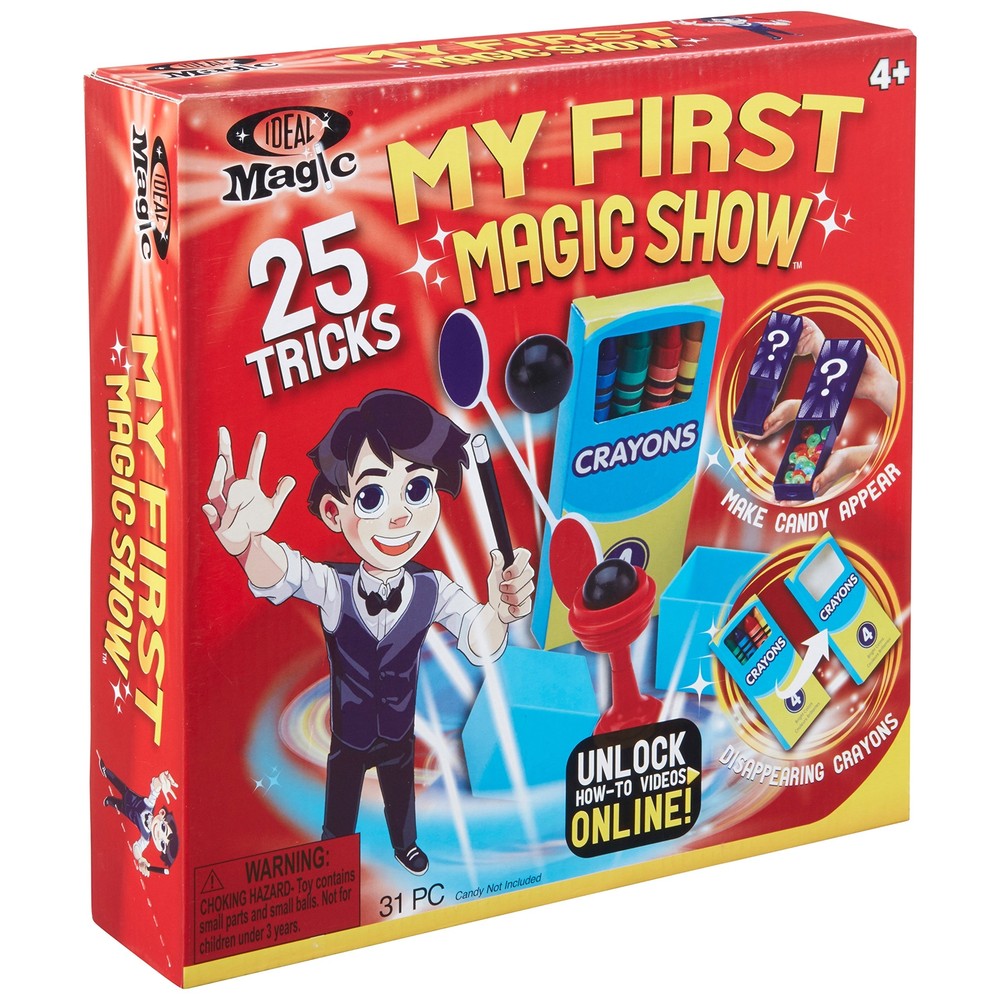 Ideal Magic My First Magic Show Set 25 Easy Tricks with Quality Props