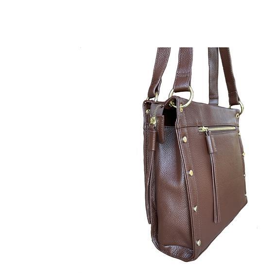 Sleek Leather CCW Handbag