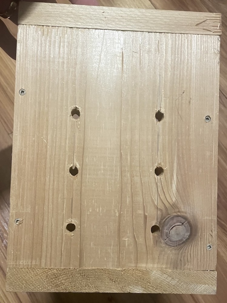 Cedar Robin Cardinal Dove Nesting Box roasting Platform Wood ￼