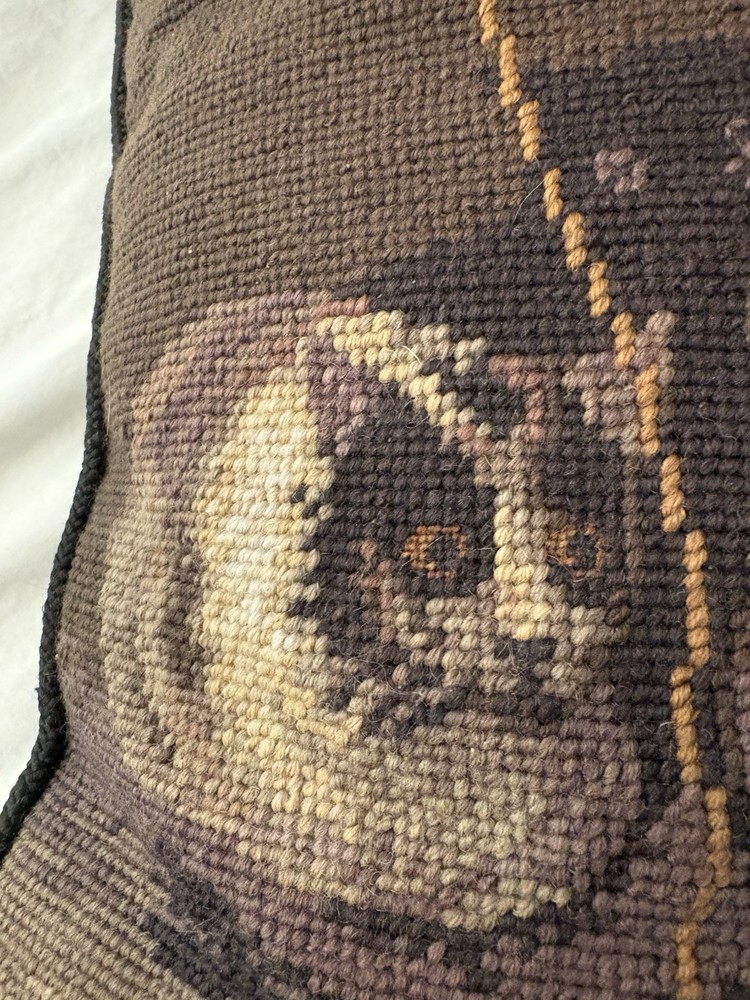 Vintage Bucilla Needlepoint Cushion