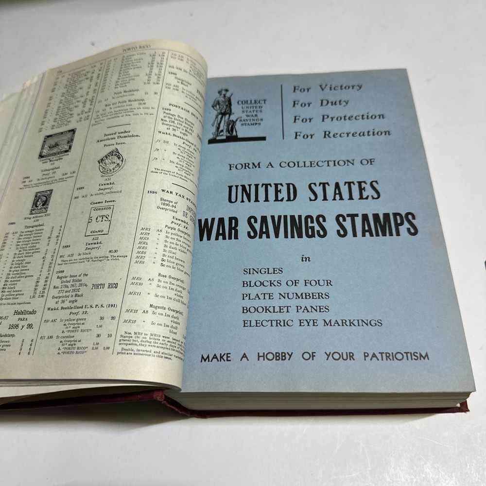 Scott's Standard Postage Stamp Catalogue 1945 101 Edition-Hardcover-1000+ Pg.