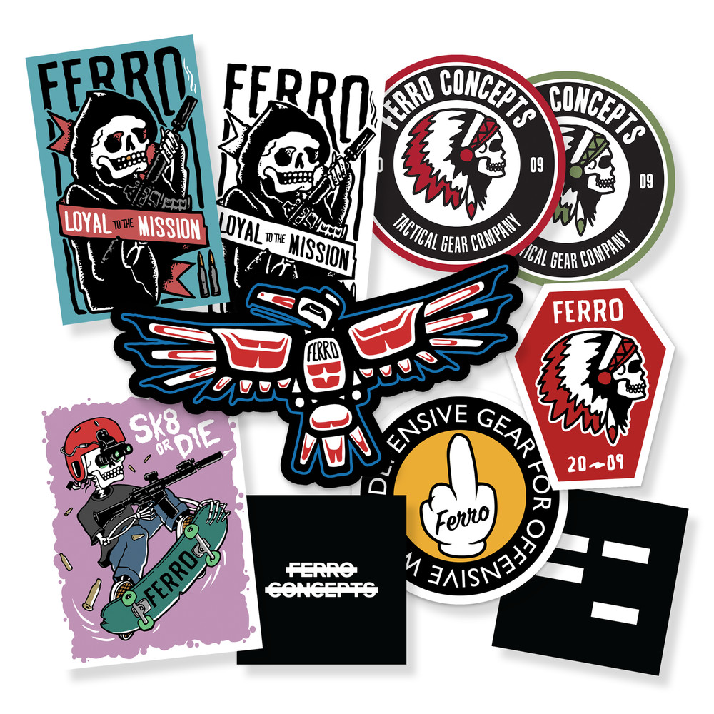 NEW Ferro Concepts Sticker Pack