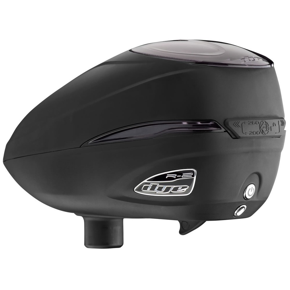 Dye R2 Loader / Hopper - Black / Black - Paintball