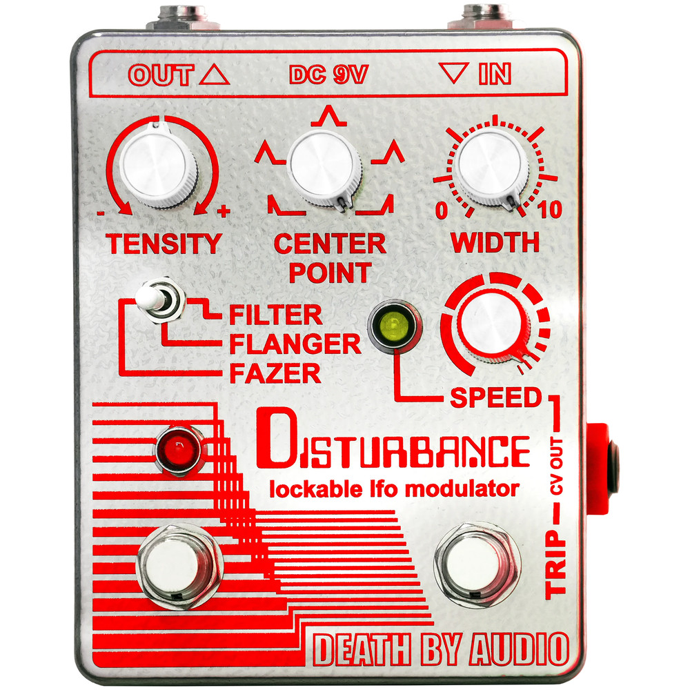 Death by Audio Disturbance Lockable LFO Modulator Filter / Flanger / Phaser Guit