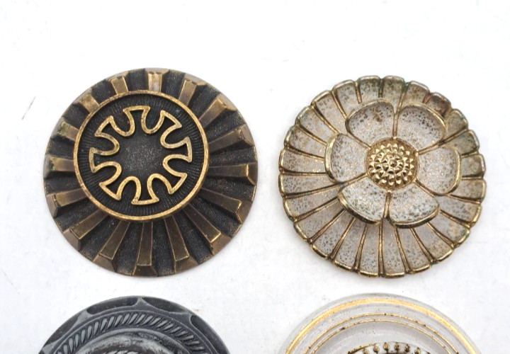 Vintage Drawer Knobs Cabinet Pulls Metal & Brass Mix Lot Hardware