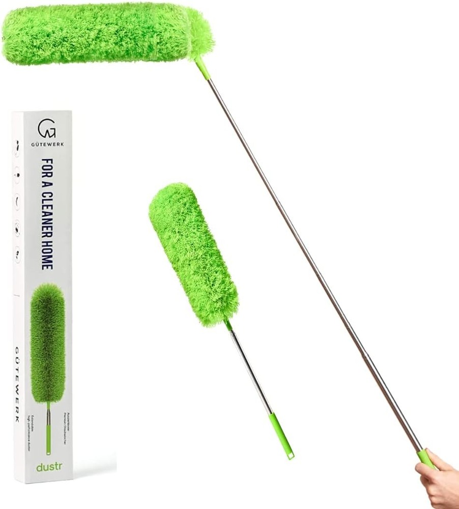 Extendable Microfiber Feather Duster, Feather Dusters for Cleaning,