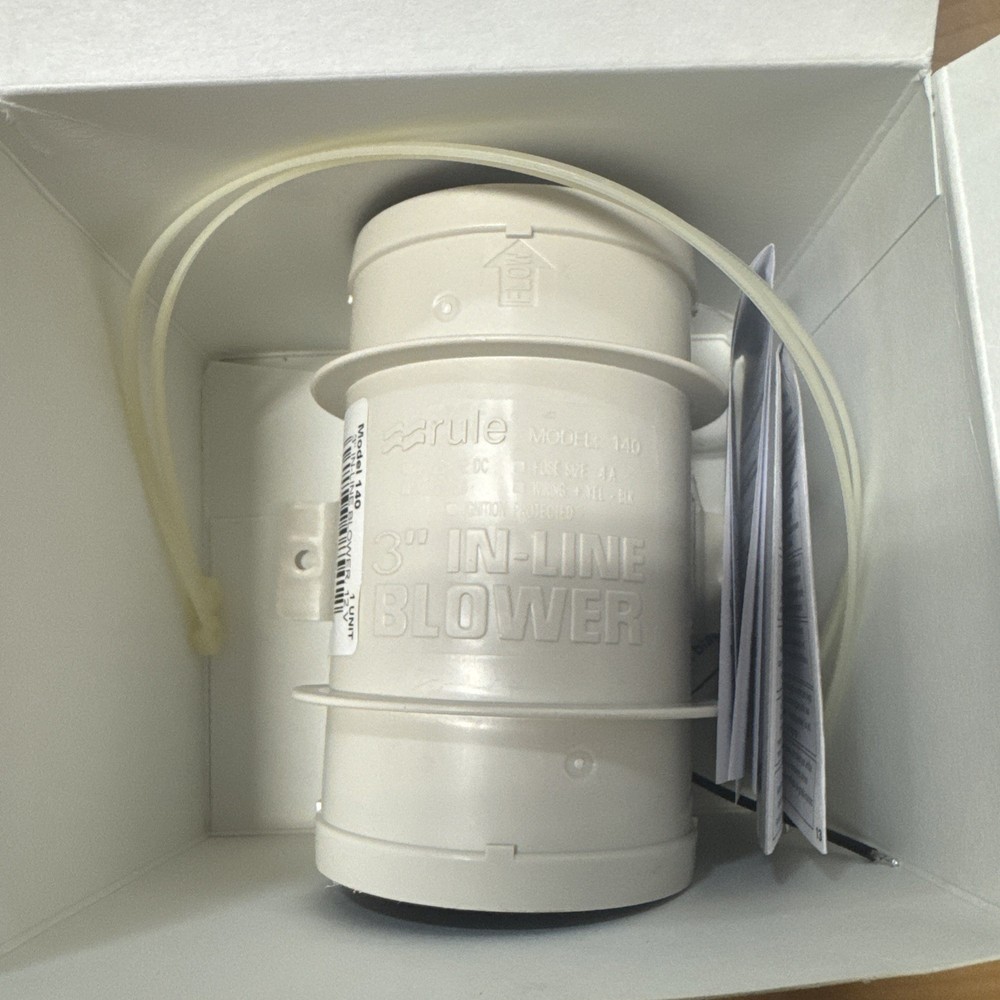 Rule 3" In-Line Blower 140