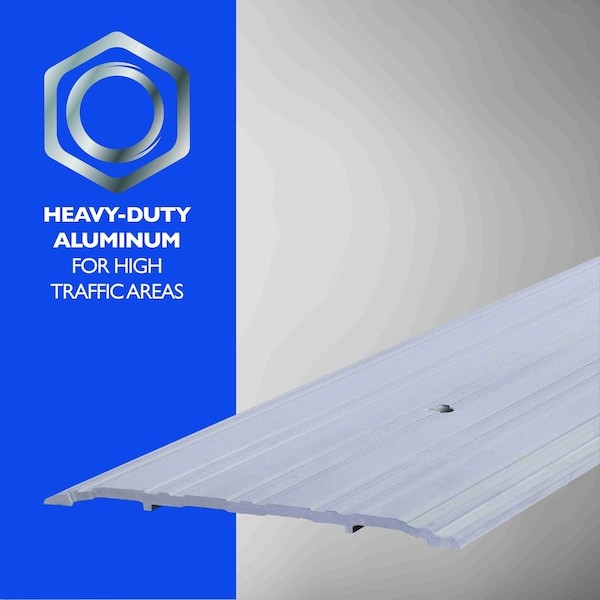 Saddle Threshold, Low Profile, 6 Ft., Alum, 2Rrl1