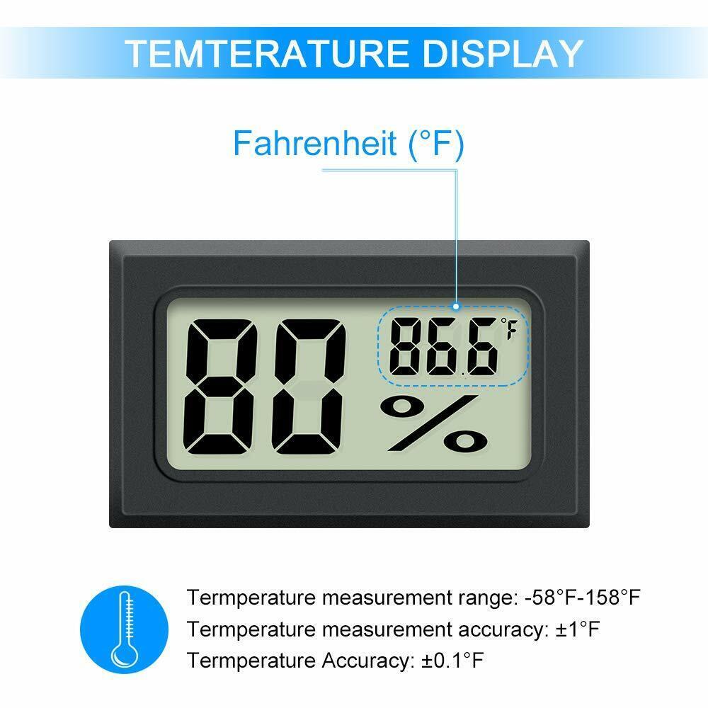 1-50 Pcs Mini Digital Indoor Thermometer Hygrometer Temperature Humidity Meter
