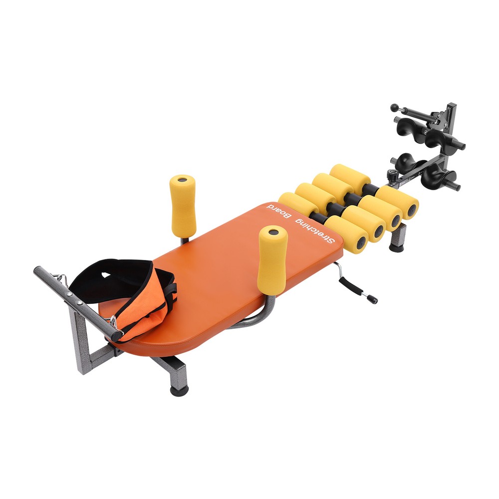 Back Lumbar Traction Stretch Bench Back Stretch Decompression Bench Moveable