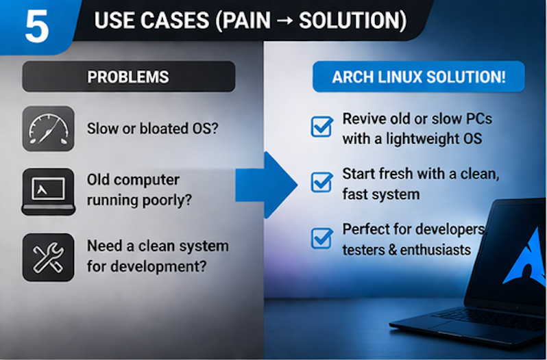 Arch Linux Bootable USB Live Installer 64bit UEFI Legacy PC Intel Mac FAST SHIP