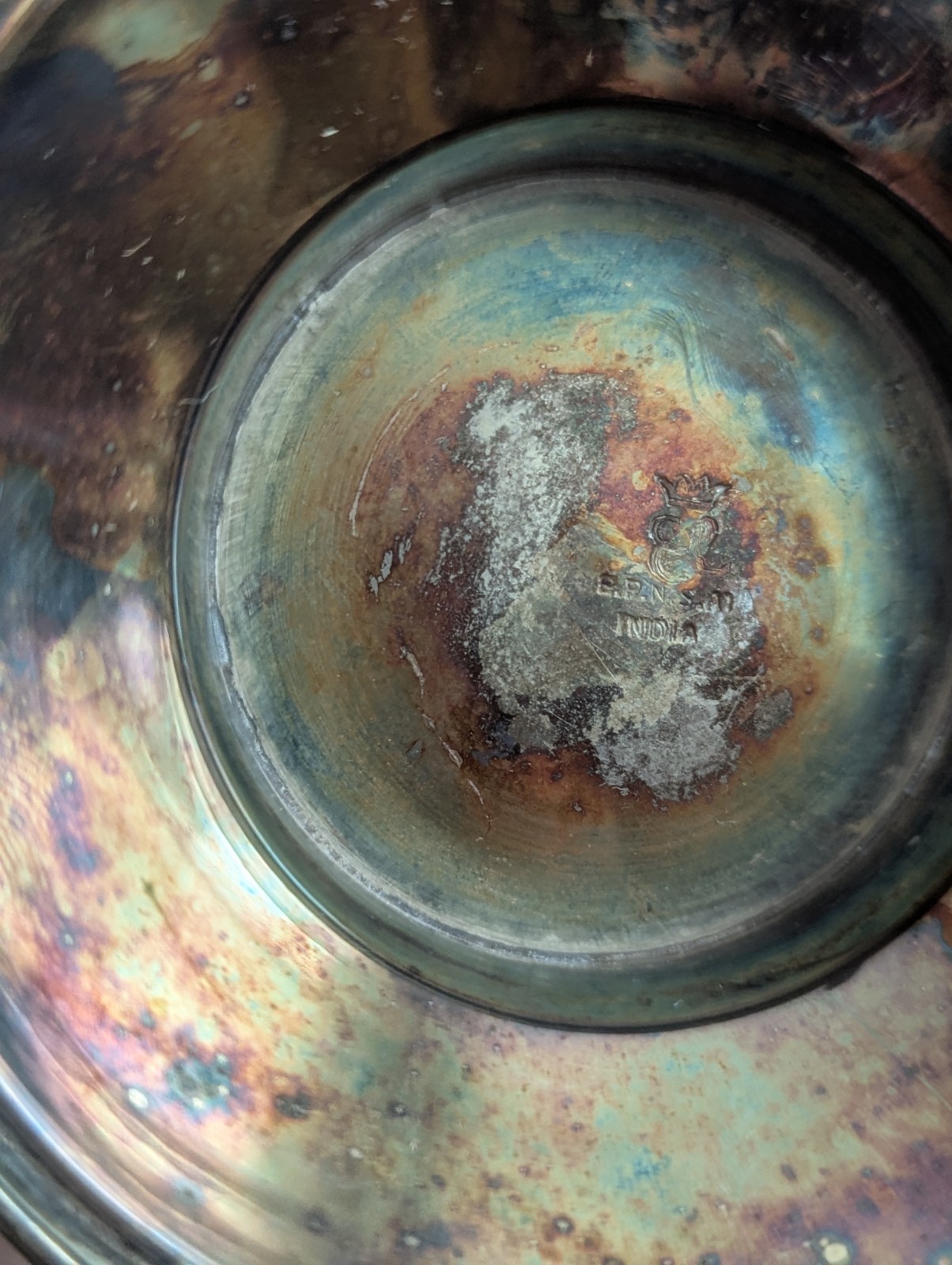 Antique Meriden Britannia Silverplate Buscuit Bucket India Pattern Victorian EPN