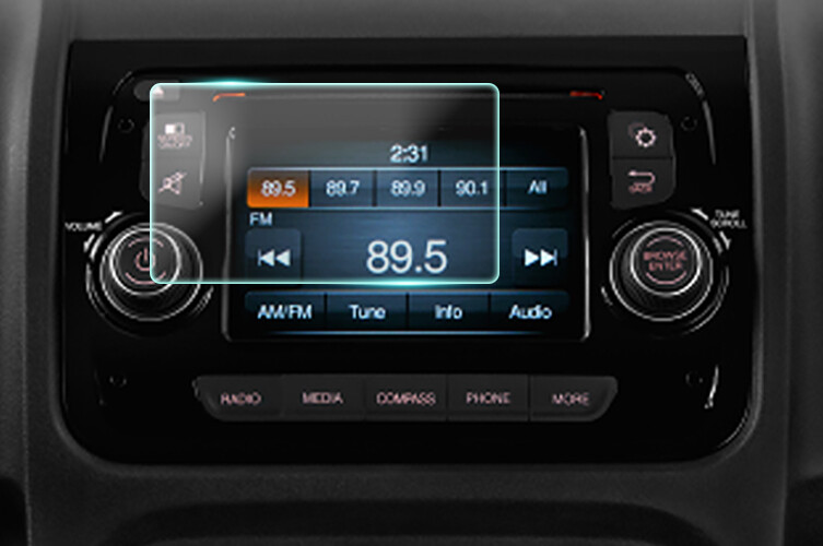 Crystal Clear Screen Protector for 2018 Ram ProMaster 5in Vehicle Navigation