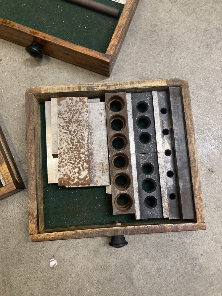 Vintage Moore & Wright Engineers Toolbox With Tools