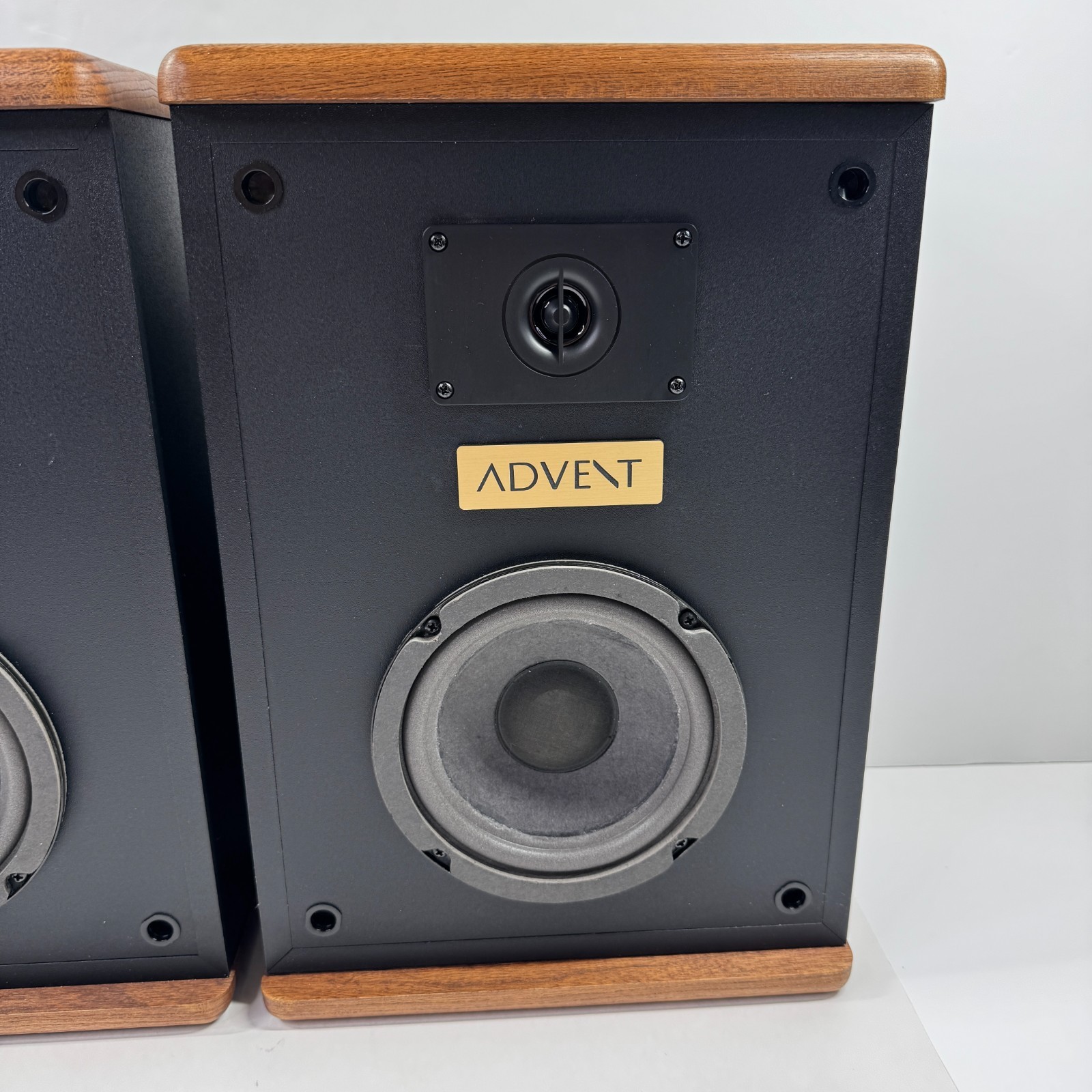Baby Advent II Speakers - Refoamed - New Tweeters + Caps + Badges Sound Awesome!