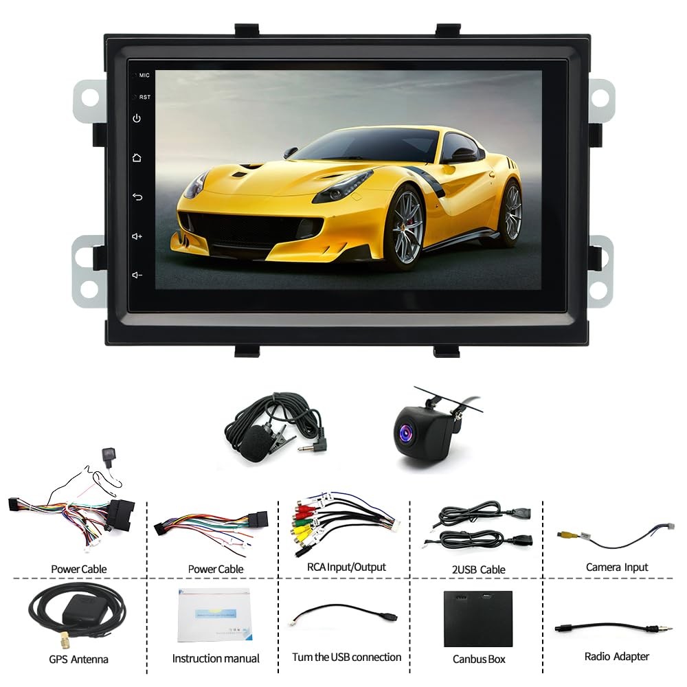 Double Din 7" Touchscreen Car Stereo for Traverse 2013-2017 4G+64G GPS Bluetooth