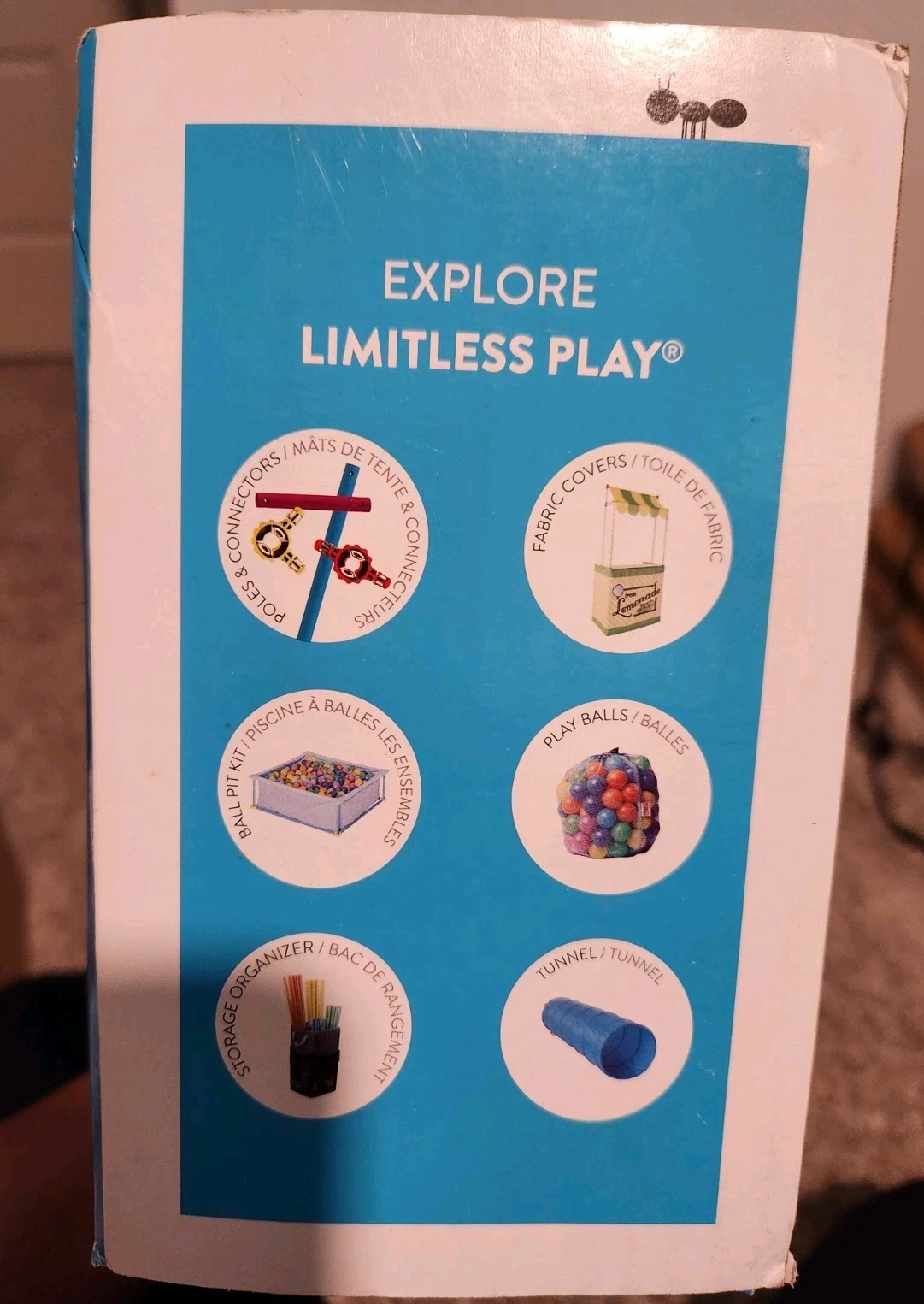 Antsy Pants build & play 75 pieces Poles and Connectors Set - Damaged Box