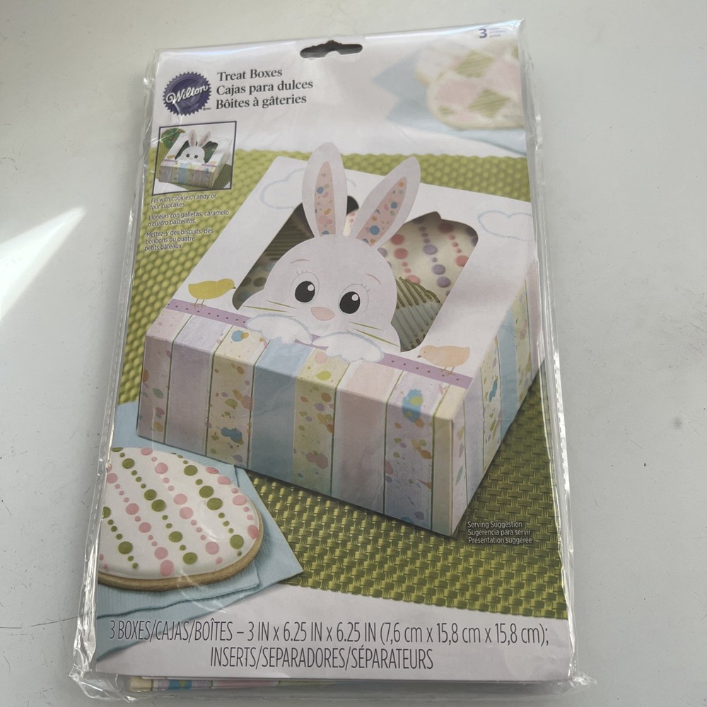 Wilton Bunny Easter Treat Boxes new