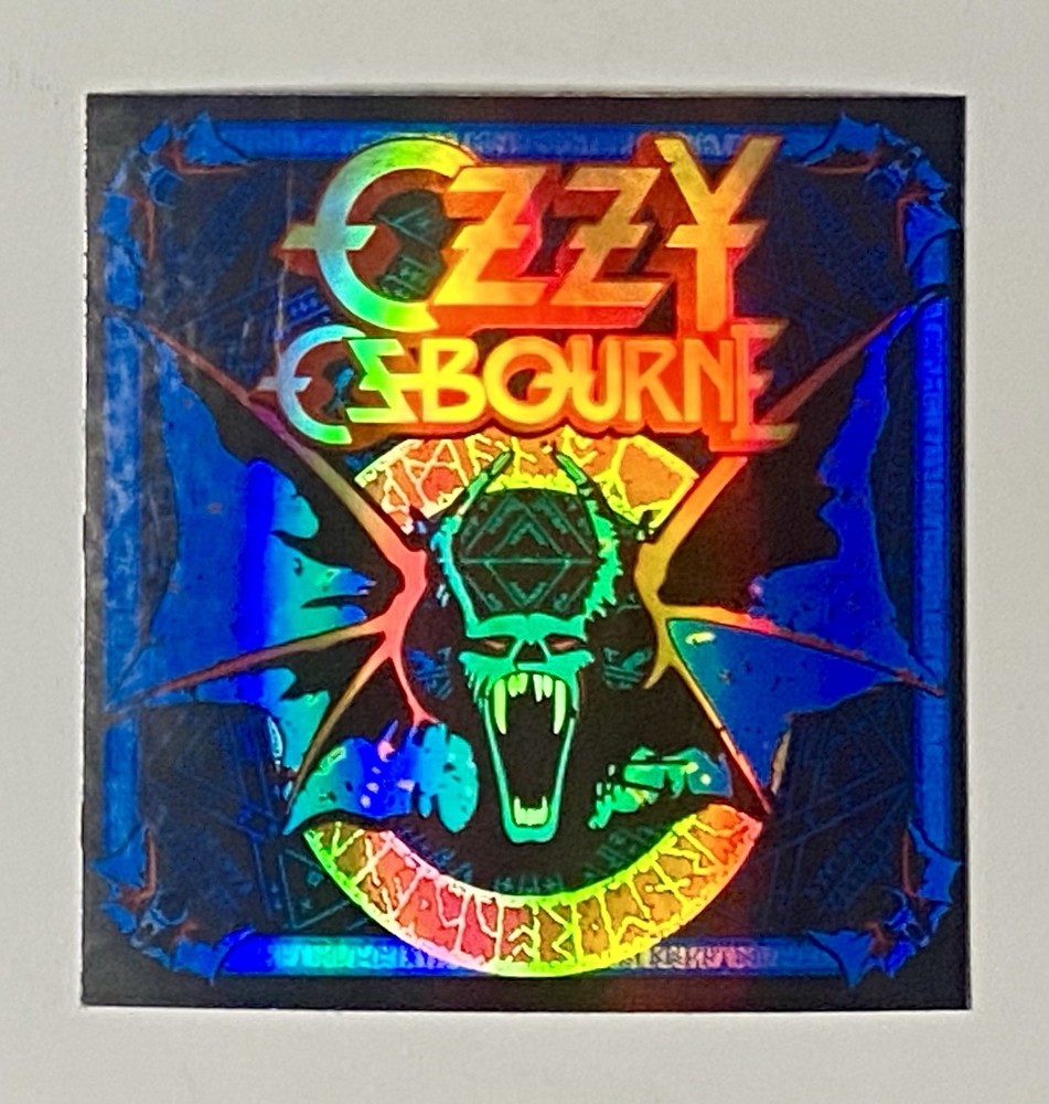 OZZY OSBOURNE 3” x 3” vinyl sticker