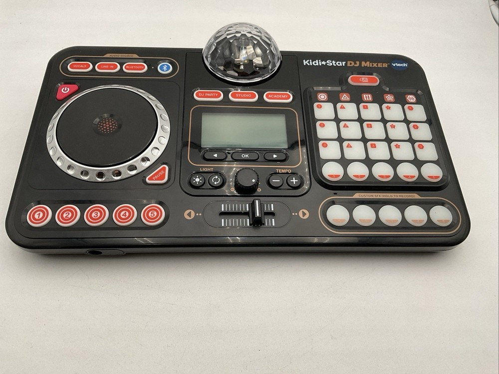 Vtech Kidi Star DJ Mixer Tested Scratch On Front See Pic