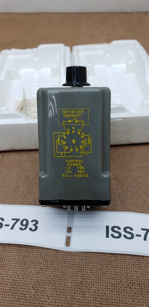 Square D 8501-JCK-23 Ser A Solid State Timing Relay Off Delay 0.6-60 Sec New OS