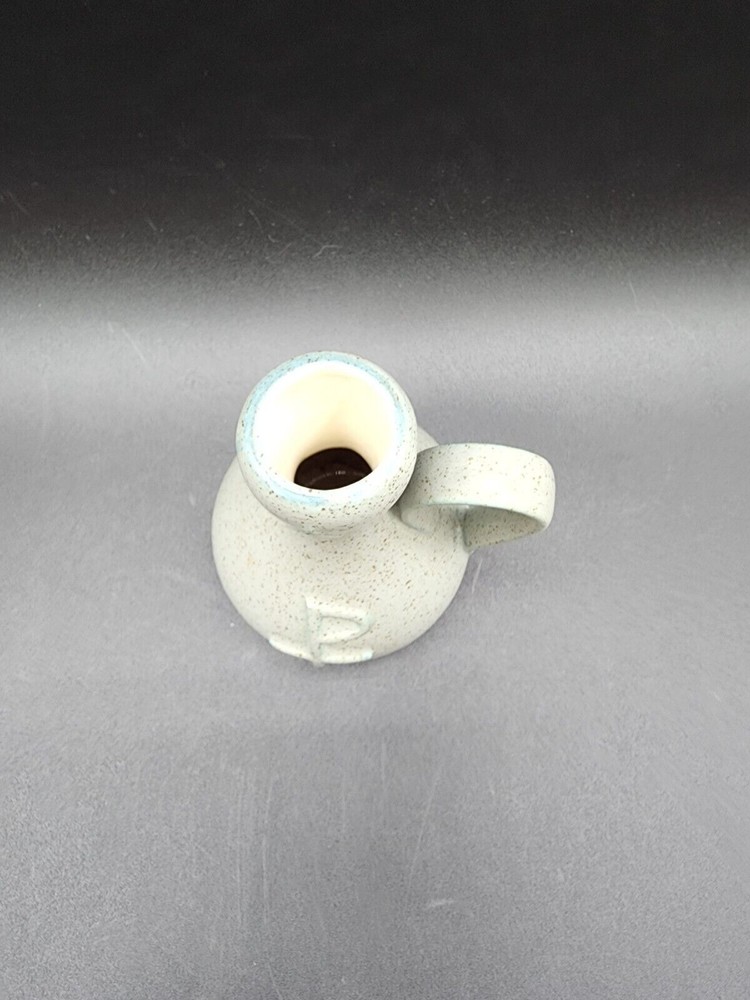 Small Religious bud vase With Handle