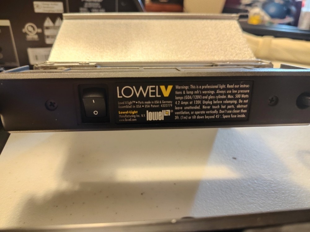 Lowel V light halogen filmmaking videography