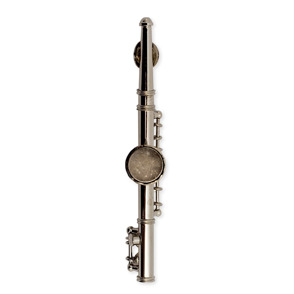 Silver Flute Miniature Replica Magnet Size 3 inch