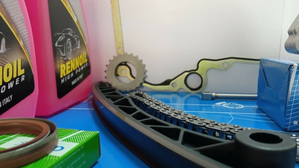 Timing chain + water pump + service belt kit for Fiat 500 1.3 D Multijet