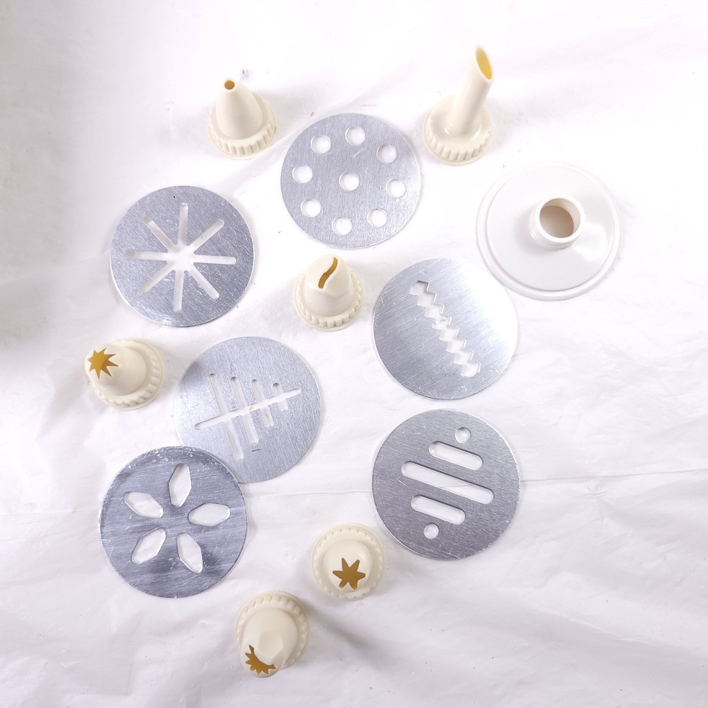 HOAN Discs and Decorating Nozzle Tips For Cookie Press