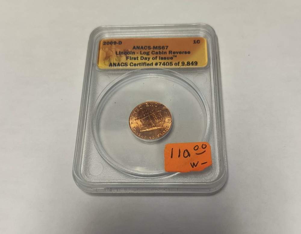 2009-D ANACS MS67 Lincoln Cent