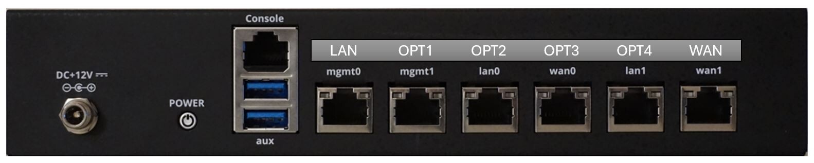 OPNsense, pfSense, Gigabit Firewall + Router + VPN, 16GB RAM, 120GB SSD, 6 Ports