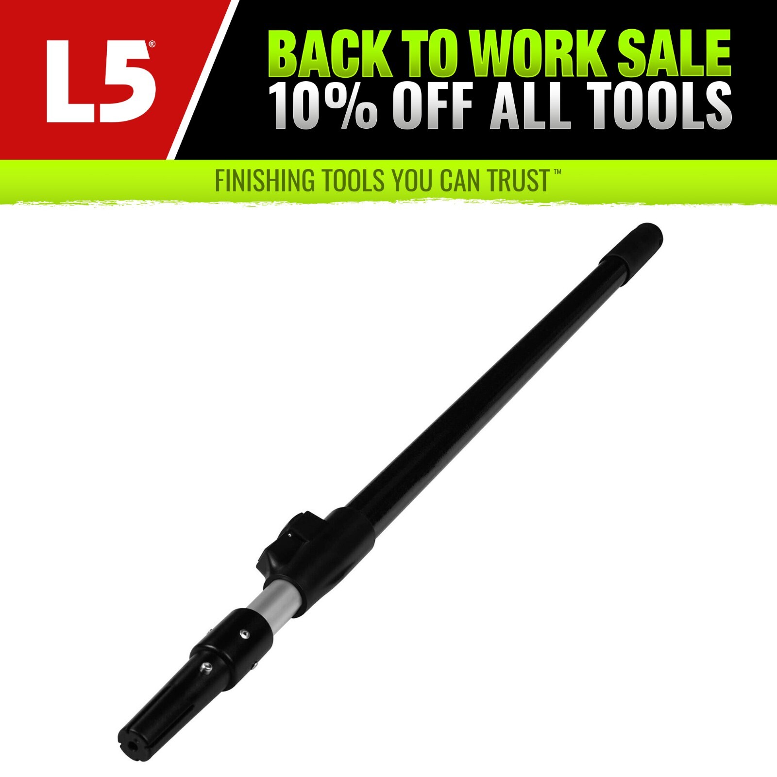 37"- 63" Extendable Drywall Skimming Blade Handle | LEVEL5 | 4-942