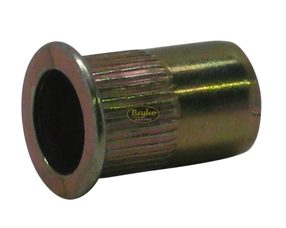 Threaded Insert Nuts 1/4"-20, 50 pack Fastener Racing Fasteners IMCA USRA Mod