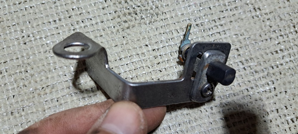 Porsche 924 944 handbrake switch with bracket  used RHD