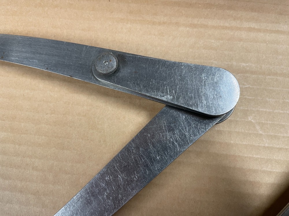 12" Starrett Inside & Outside Lock-Joint Transfer Calipers w. Fine Adjustment