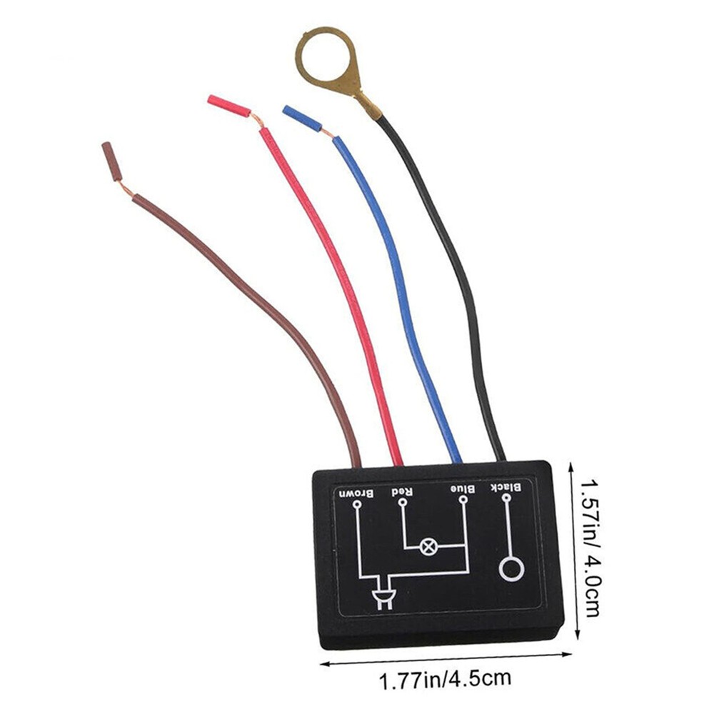 2Pcs Table Light Parts Dimmer 3 Way Touch Control Sensor Bulb Lamp Switch