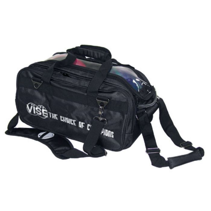 Vise 2 Ball Clear Top Tote Roller Bowling Bag