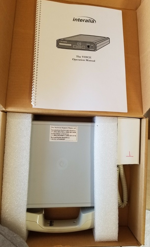Interalia VOICE-22 New In Box