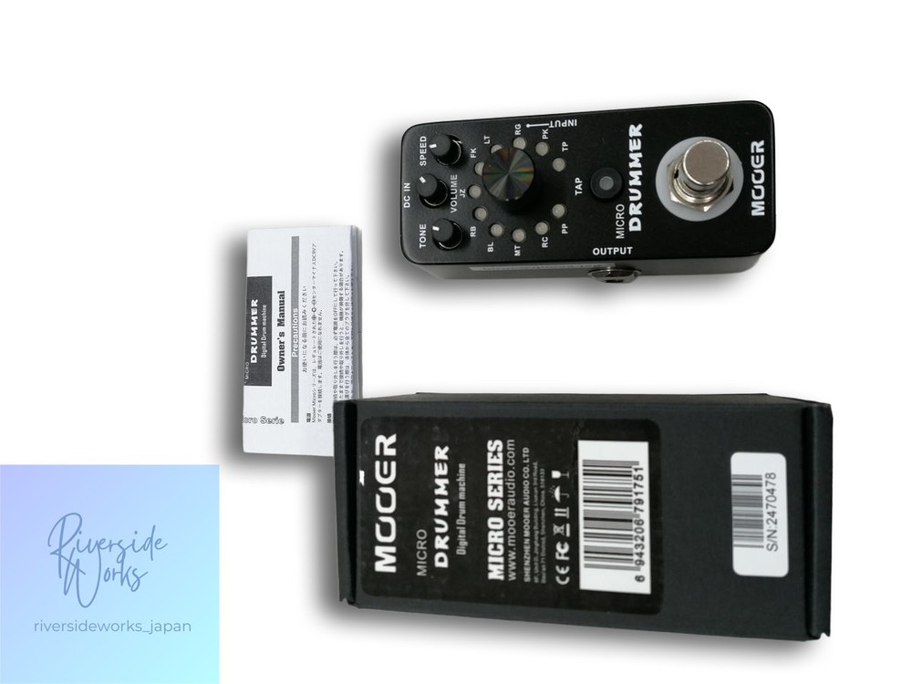 Mooer Micro Drummer Effects Pedal - Compact Drum Machine JP
