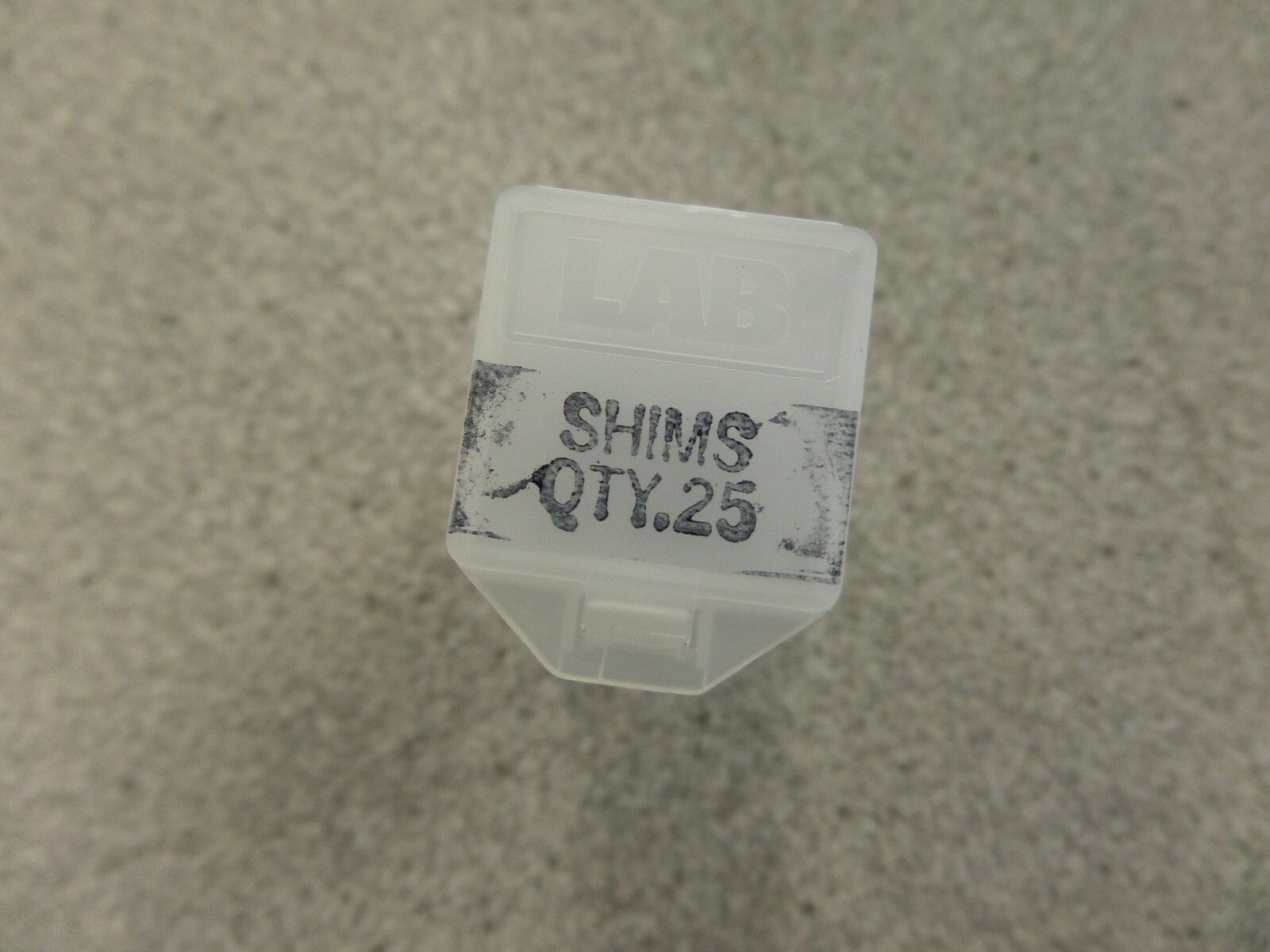 LAB LSM0V25 CURVED .0015 STAINLESS STELL SHIM STOCK PACK OF 25 REKEYING TOOL