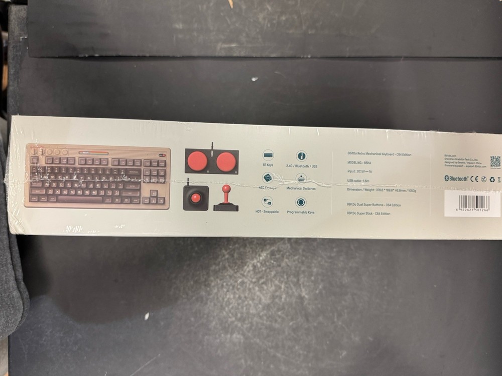 8Bitdo Retro Bluetooth Mechanical Gaming Keyboard, Programmable - C64 Edition