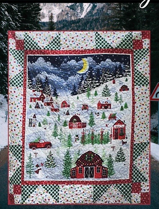 Homecoming Quilt Pattern Using a Panel