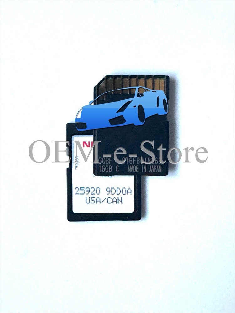 Genuine Navigation GPS DATA Memory SD Card U.S Map # 9DD0A Fit Some 2017 Maxima