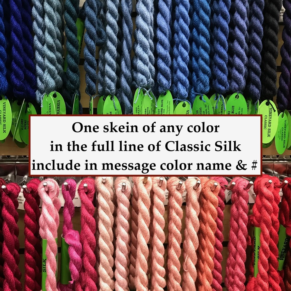 Wiltex Classic Vineyard Silk thread one strand needlepoint needlework embroidery