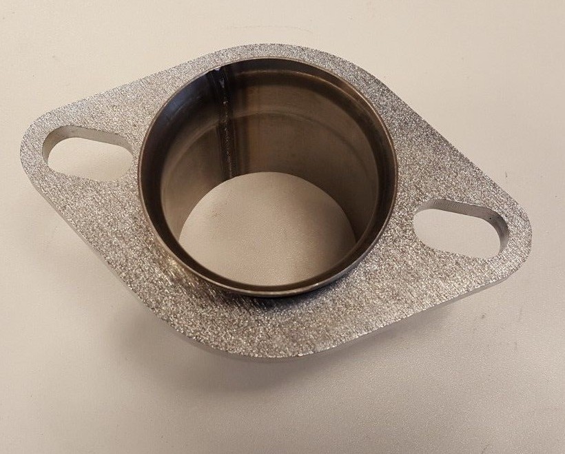 2.25" ID Exhaust Fix Repair Oval Socket Flange 2 Bolt Universal Kit 2-1/4" Inch