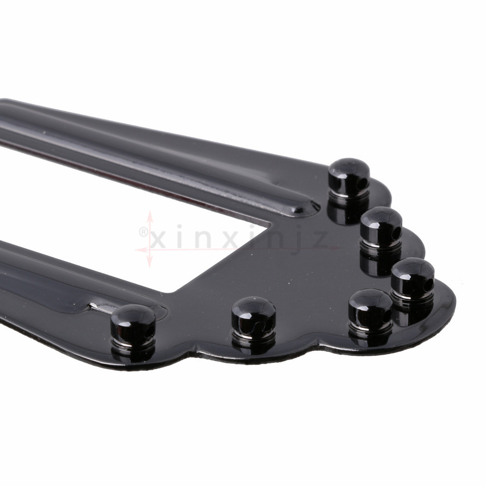 6 STRING JAZZ Electric Guitar TAILPIECE Black