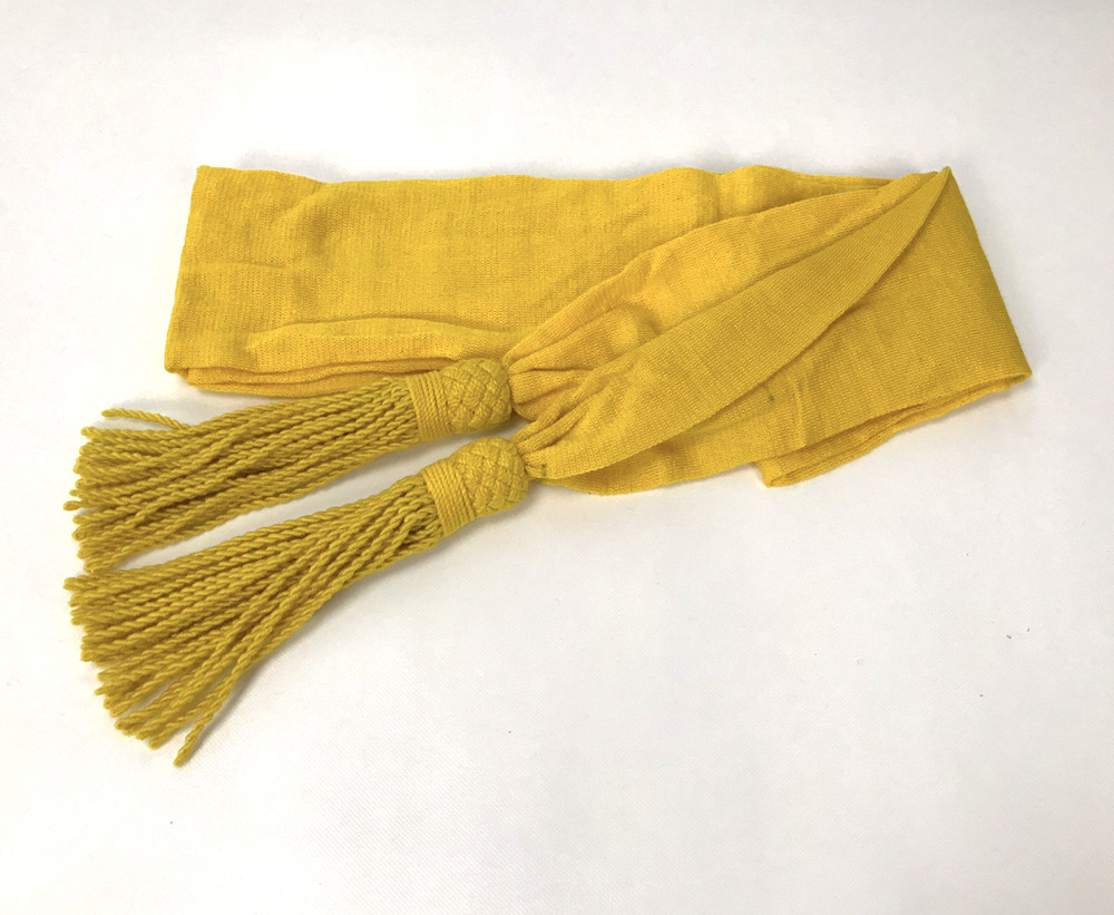 Wool Sash - Yellow Color - Reenactment